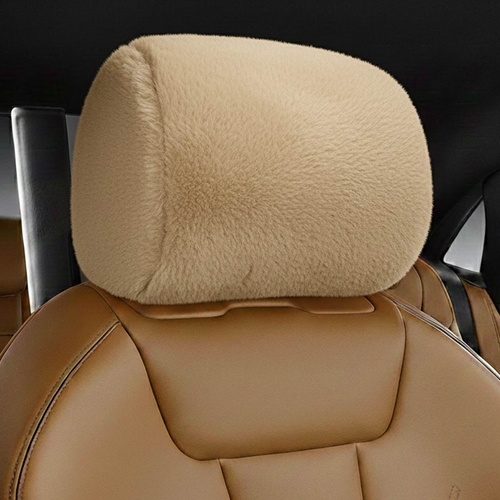 Custom Sheepskin Headrest Covers